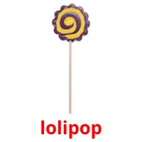 lolipop picture flashcards