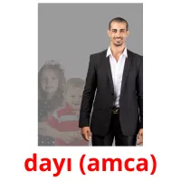 dayı (amca) picture flashcards