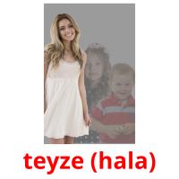 teyze (hala) card for translate