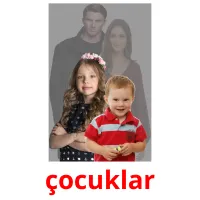 çocuklar picture flashcards