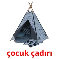 çocuk çadırı Bildkarteikarten