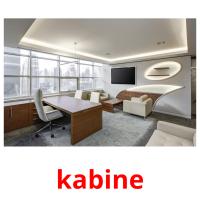 kabine picture flashcards