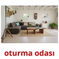 oturma odası picture flashcards