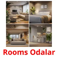 Rooms Odalar picture flashcards