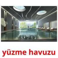 yüzme havuzu picture flashcards