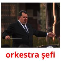 orkestra şefi picture flashcards