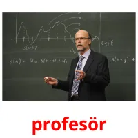 profesör Tarjetas didacticas