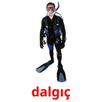 dalgıç picture flashcards