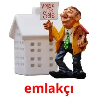 emlakçı picture flashcards