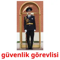 güvenlik görevlisi picture flashcards