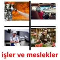 işler ve meslekler picture flashcards