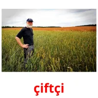 çiftçi picture flashcards