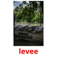 levee Bildkarteikarten