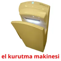 el kurutma makinesi picture flashcards