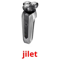 jilet cartões com imagens