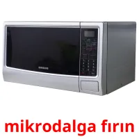 mikrodalga fırın picture flashcards