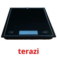 terazi picture flashcards