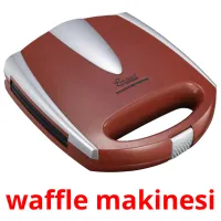 waffle makinesi picture flashcards