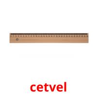 cetvel picture flashcards