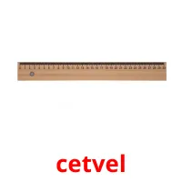 cetvel picture flashcards