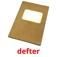 defter flashcards illustrate