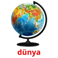 dünya picture flashcards