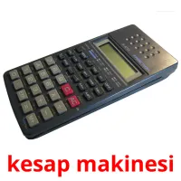 kesap makinesi picture flashcards