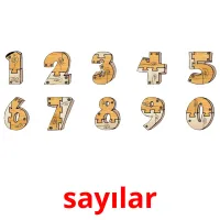 sayılar Tarjetas didacticas