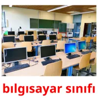 bılgısayar sınıfı Tarjetas didacticas