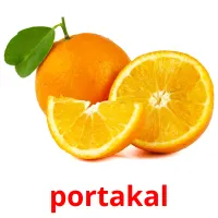 portakal cartões com imagens