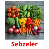 Sebzeler Bildkarteikarten