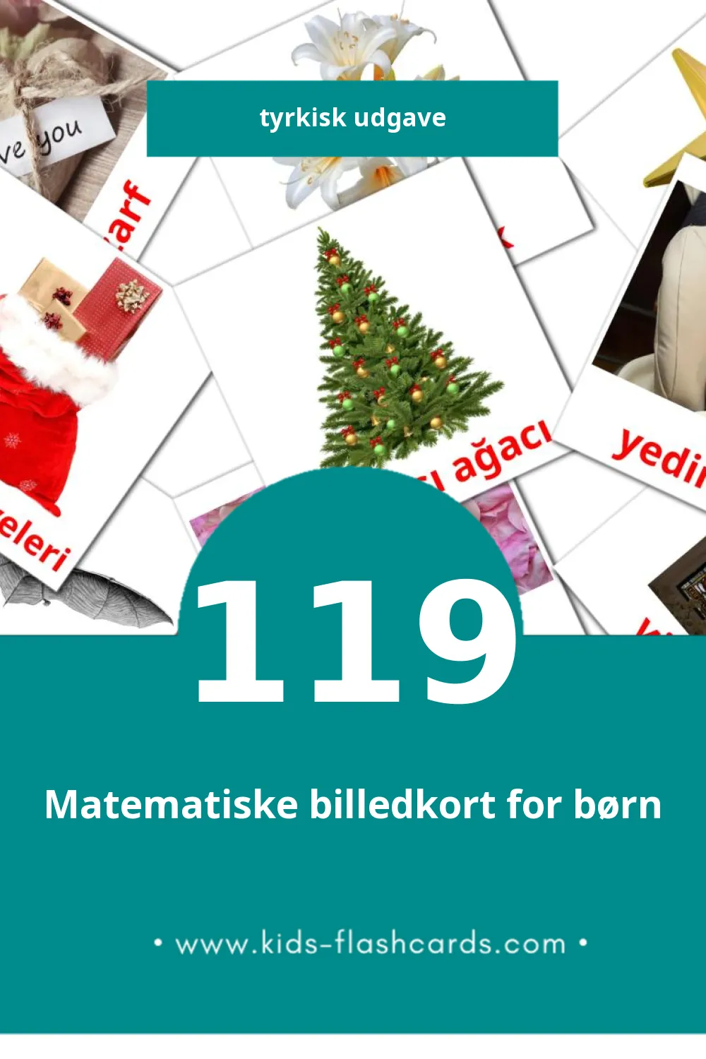 Visuelle billedkort for børn om tatiller til småbørn (119 kort på Tyrkisk)