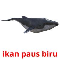 ikan paus biru card for translate