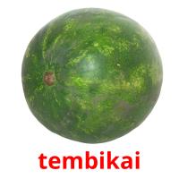 tembikai picture flashcards