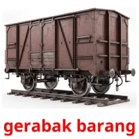 gerabak barang picture flashcards