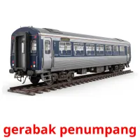 gerabak penumpang picture flashcards