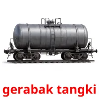 gerabak tangki picture flashcards
