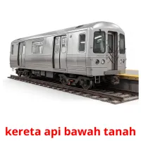 kereta api bawah tanah picture flashcards