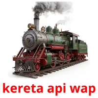 kereta api wap picture flashcards