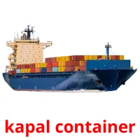 kapal container picture flashcards