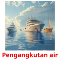 Pengangkutan air picture flashcards