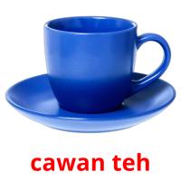 cawan teh picture flashcards