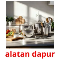 alatan dapur bildkort för barn