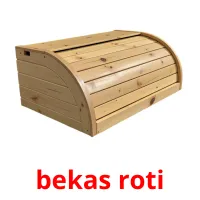 bekas roti bildkort för barn