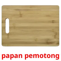 papan pemotong bildkort för barn