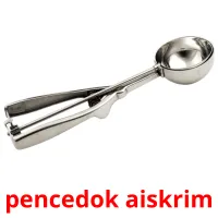 pencedok aiskrim bildkort för barn