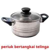 periuk bertangkai telinga bildkort för barn