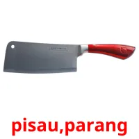 pisau,parang bildkort för barn