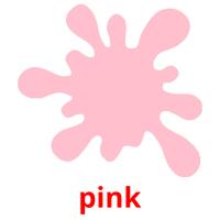 pink picture flashcards