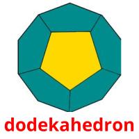 dodekahedron picture flashcards